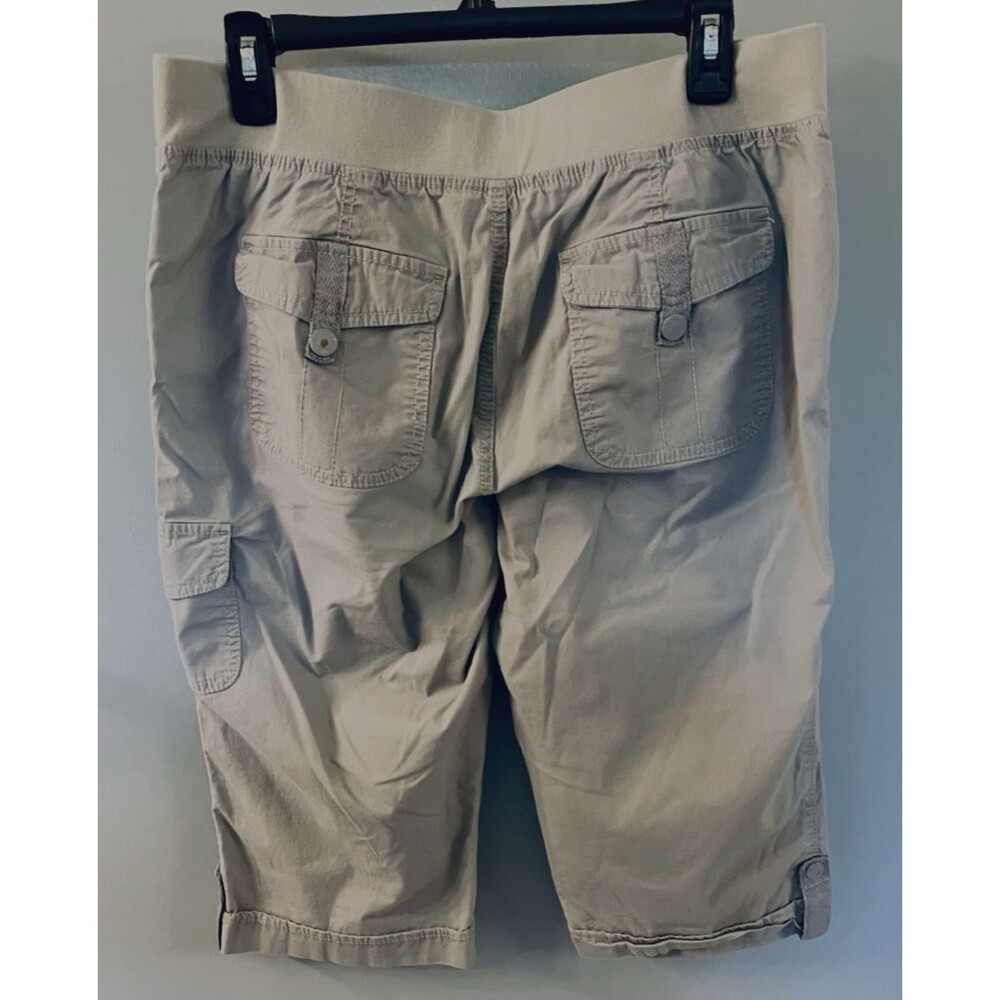 Gloria Vanderbilt Womens Petite Gray Capris Size 12P - Picture 7 of 7